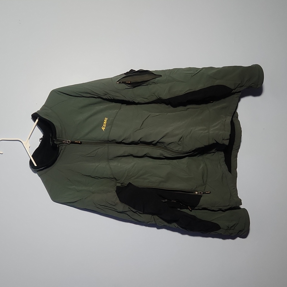 Men's Eastern Mountain Sports Jacket, XXL, Green and Black